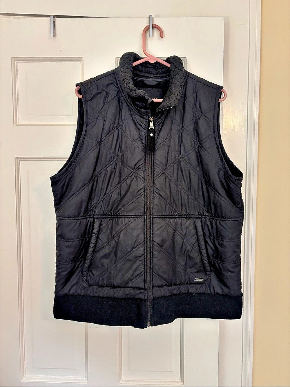 prAna Encinitas Vest Quilted Vest Black XL